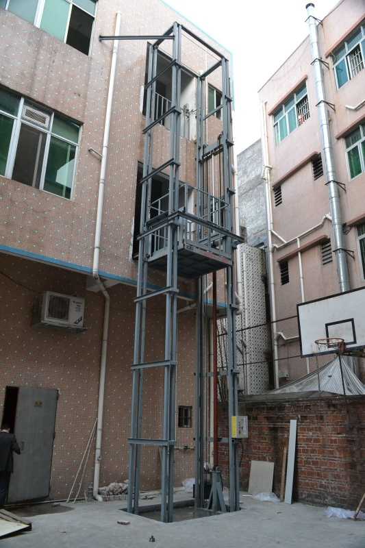 东营升降货梯故障如何解决_导轨式升降机_液压提升机